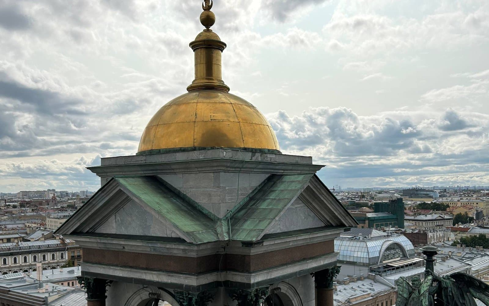 St Isaac's Colonnade: Separate Ticket, 262 Steps and a Full Circle Over the City
