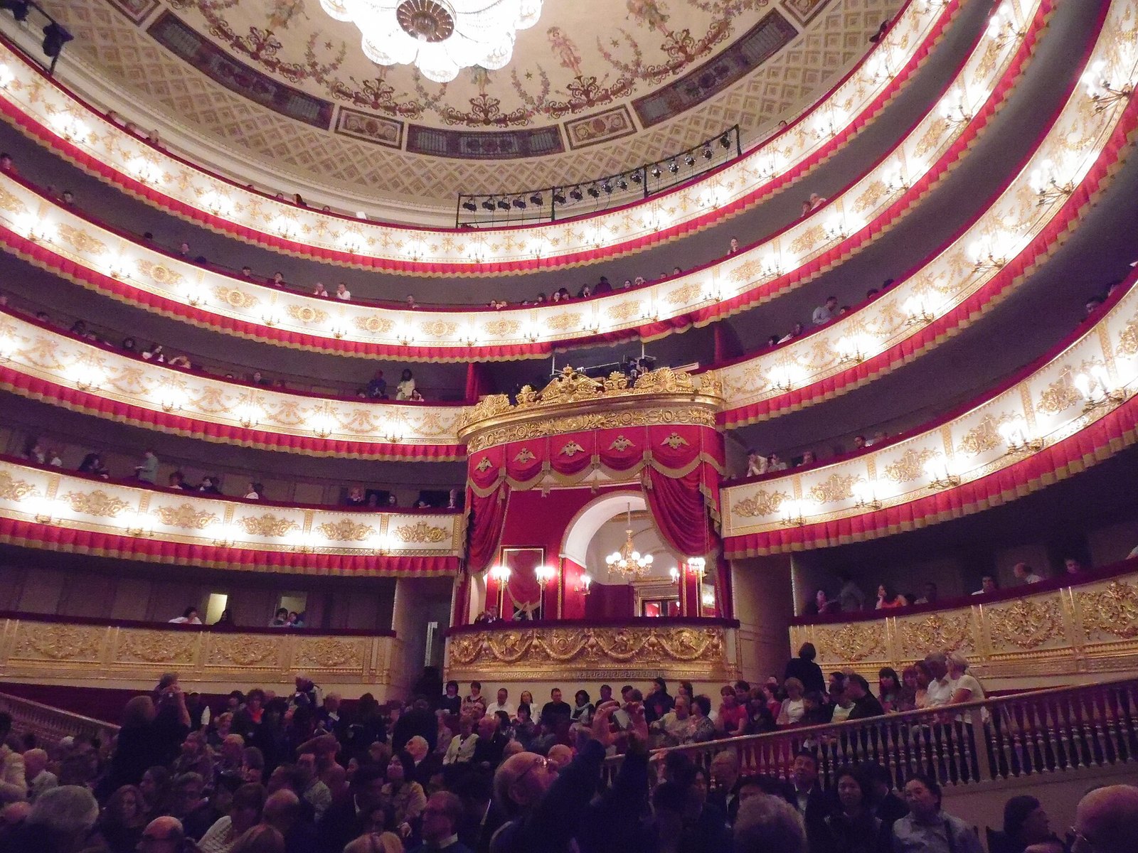 The Alexandrinsky auditorium with the imperial box
