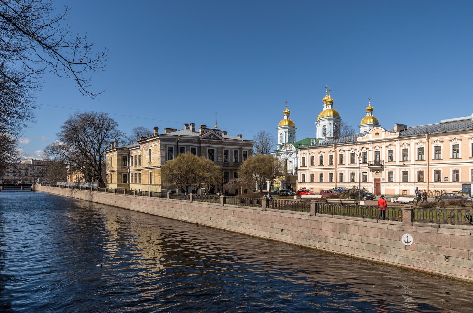 St Nicholas Cathedral on the bank of the Griboyedov Canal