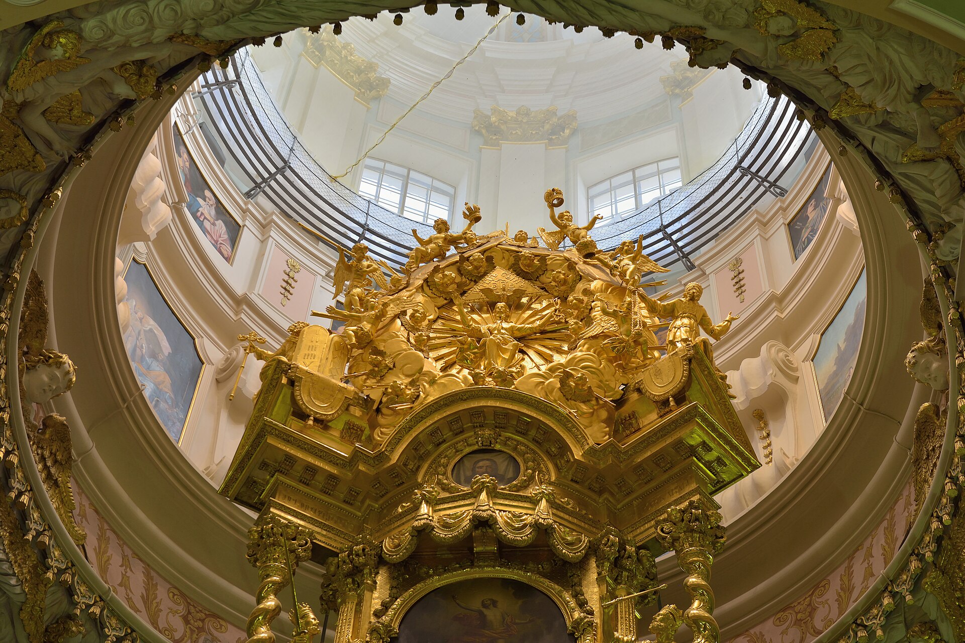 Canopy over the altar in the Peter and Paul Cathedral