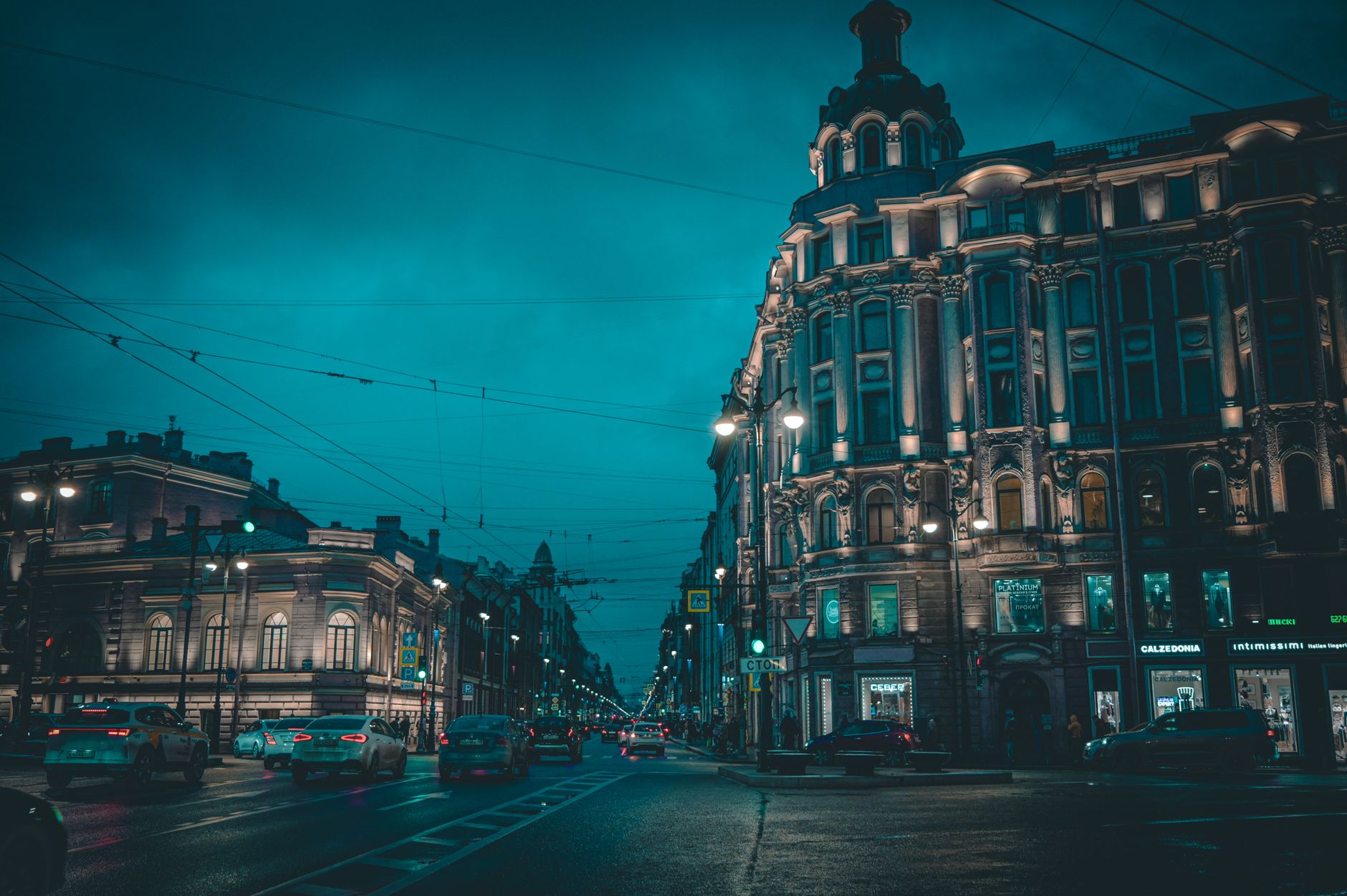 Nevsky Prospekt and Local Life: Capturing Colorful Facades