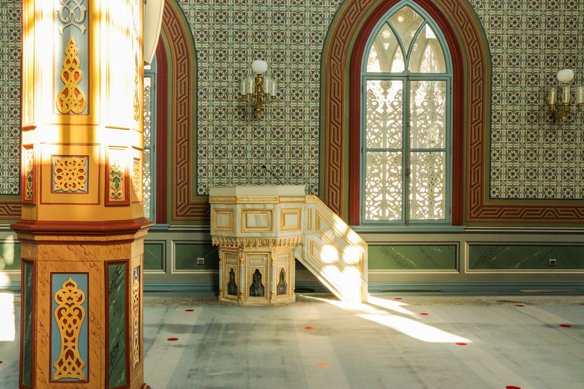 What happened to the mosque in the Soviet era?