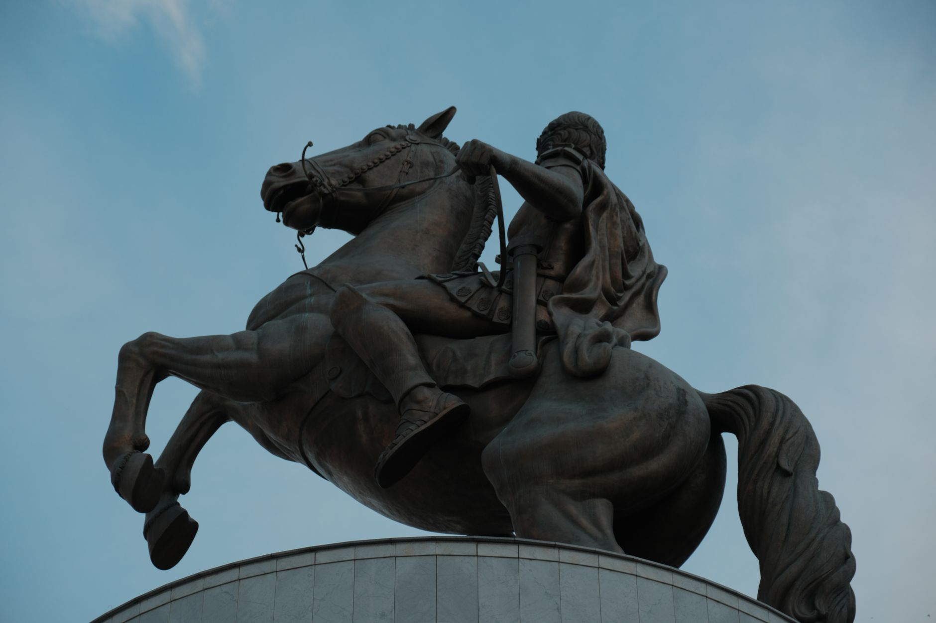 Where exactly is the Bronze Horseman and how do I get there?