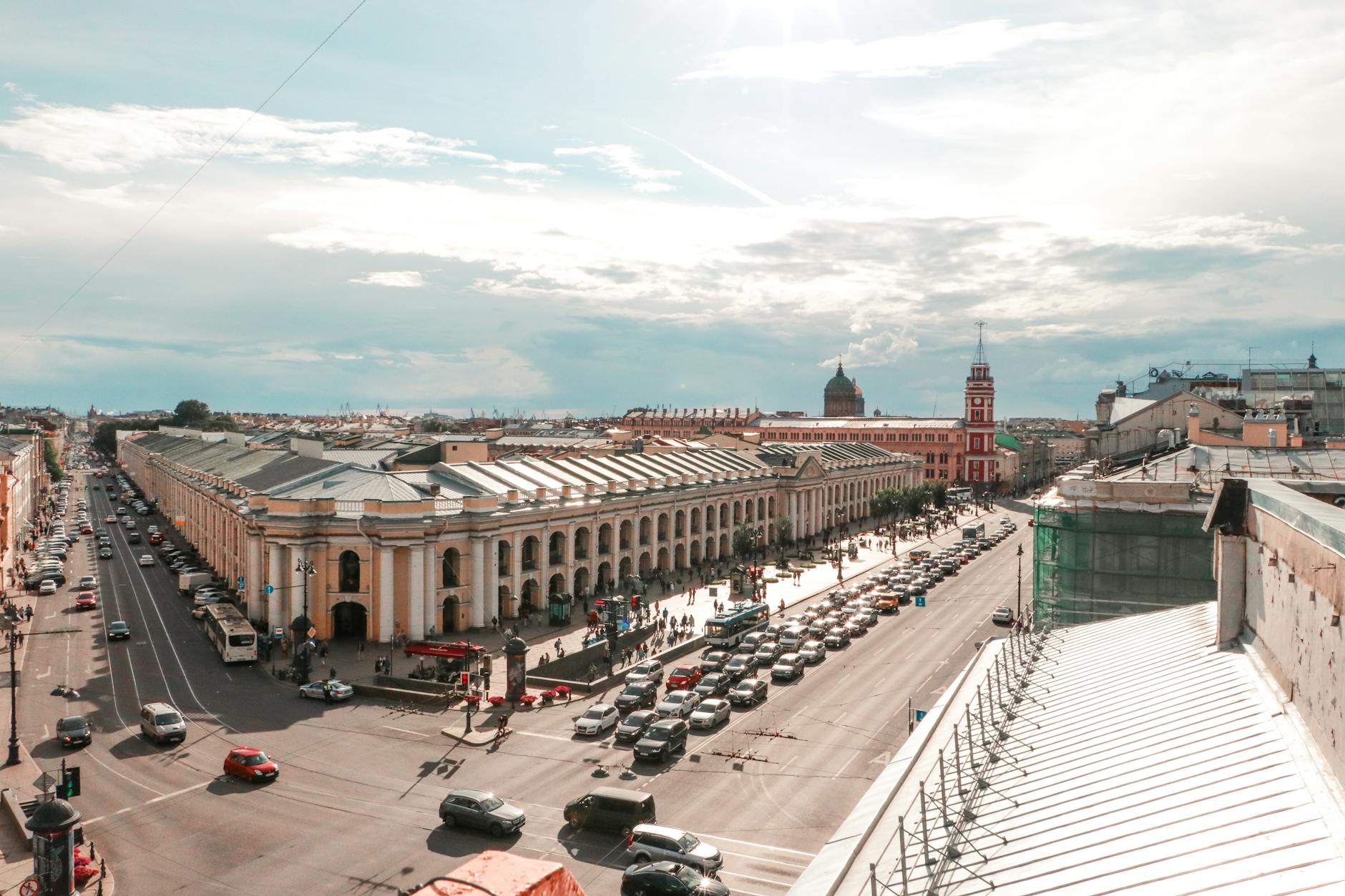 Walk Along Nevsky Prospekt's Festive Winter Displays