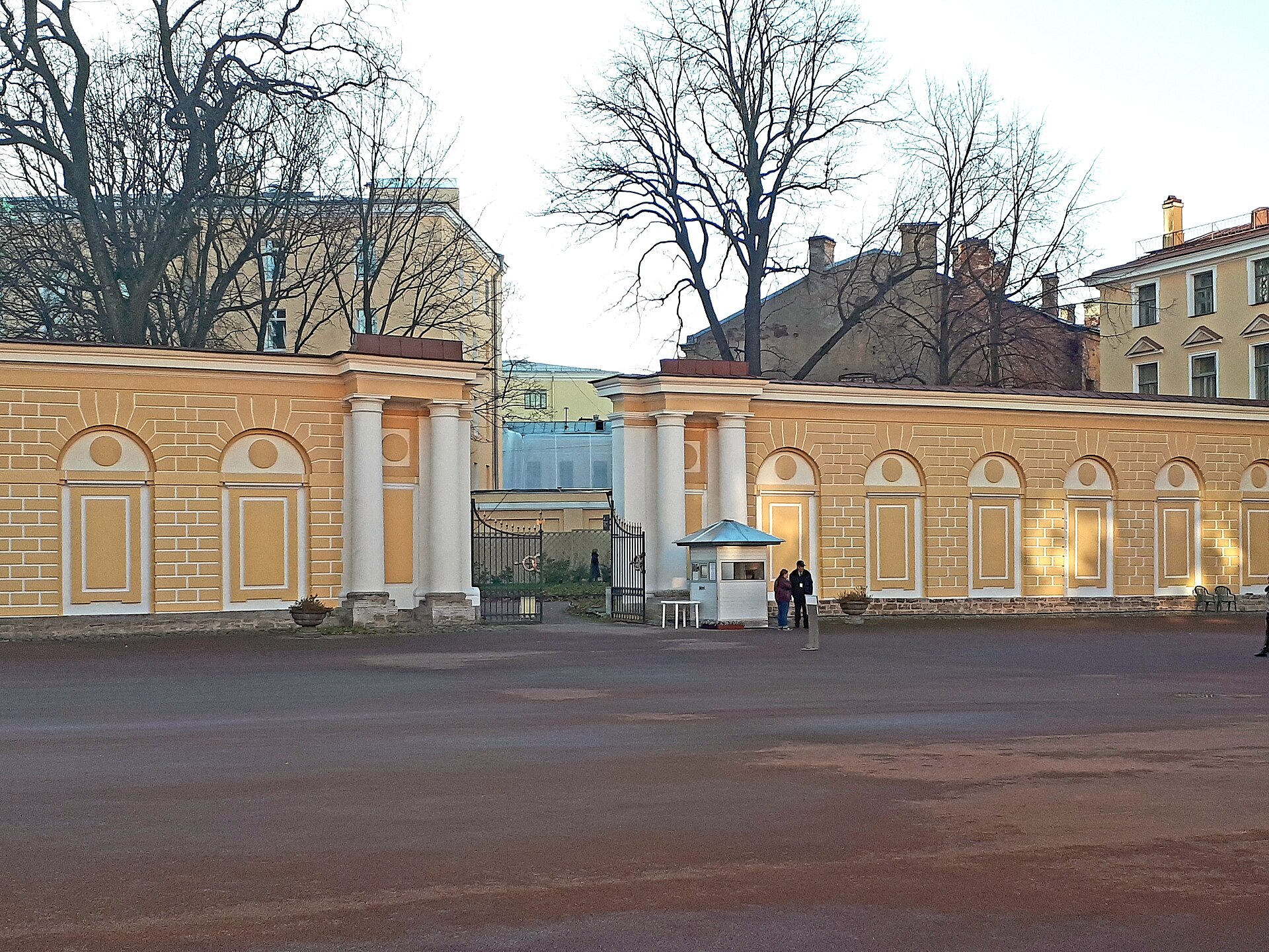 Fence with gates in the grounds of the Yusupov estate