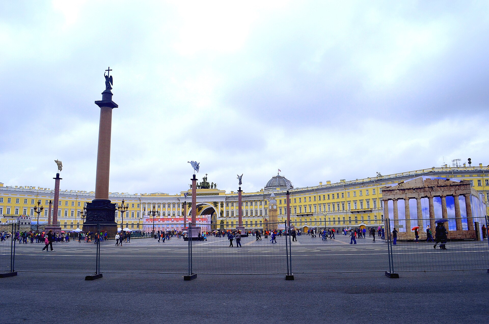 Cossack on Palace Square