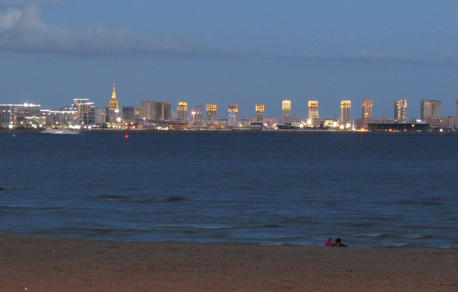 Lakhta Center across the gulf