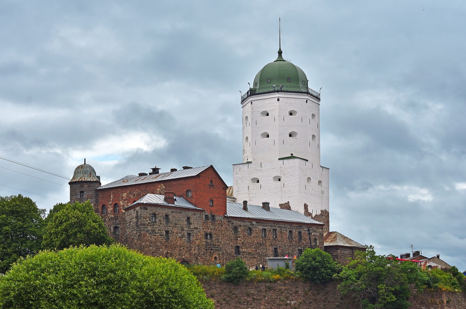Vyborg Castle with Saint Olaf's tower